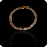 Rosegold Crystal Tennis Bracelets